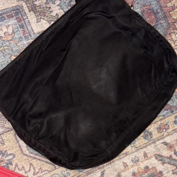 Prada Black Nylon Messenger Crossbody Bag - Picture 4 of 6